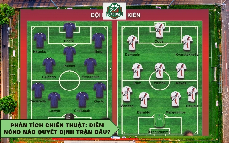 Phân tích chiến thuật: Điểm nóng nào quyết định trận đấu?